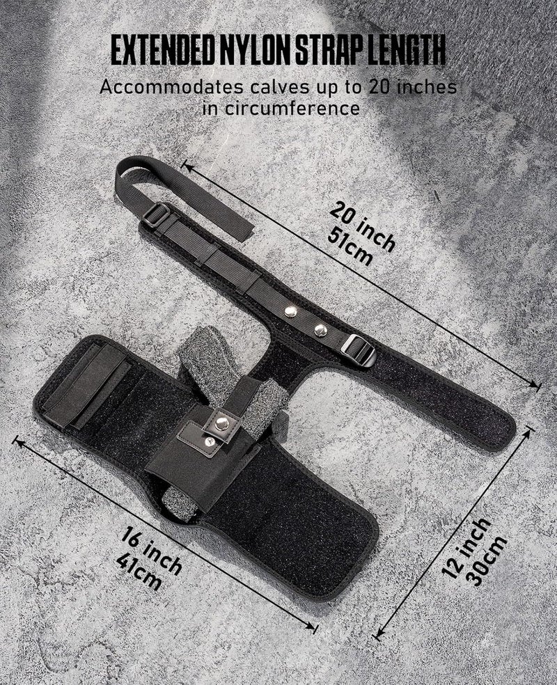 EZshoot Ankle Holster with Magazine Pocket, Tight-Fitting Deep Concealment Gun Holster Compatible with Glock 43 26 19, SIG P365, Shield 9mm, Springfield,Ruger LCP, Bodyguard 380 and Similar Guns - Image 5